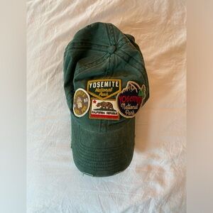Yosemite National Park Distressed Patch Baseball Hat